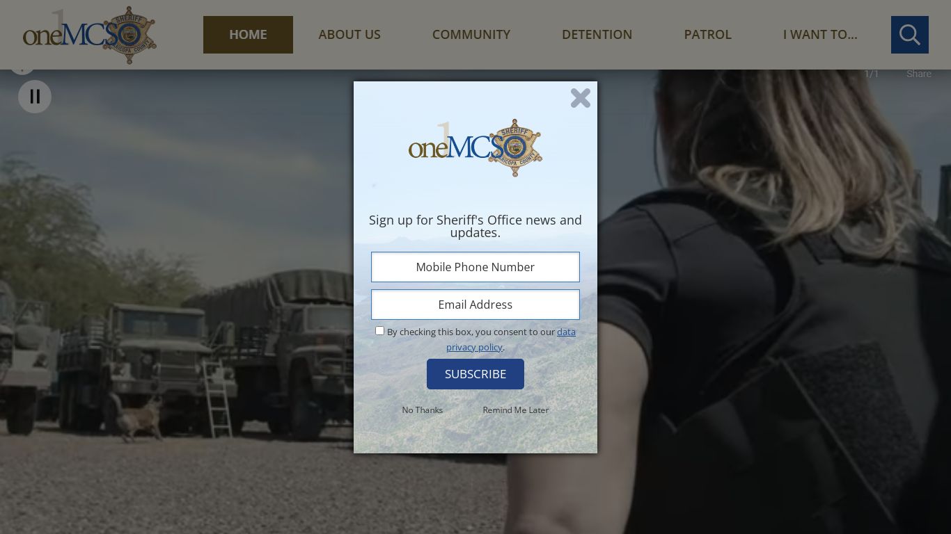 Maricopa County Sheriff's Office | Home